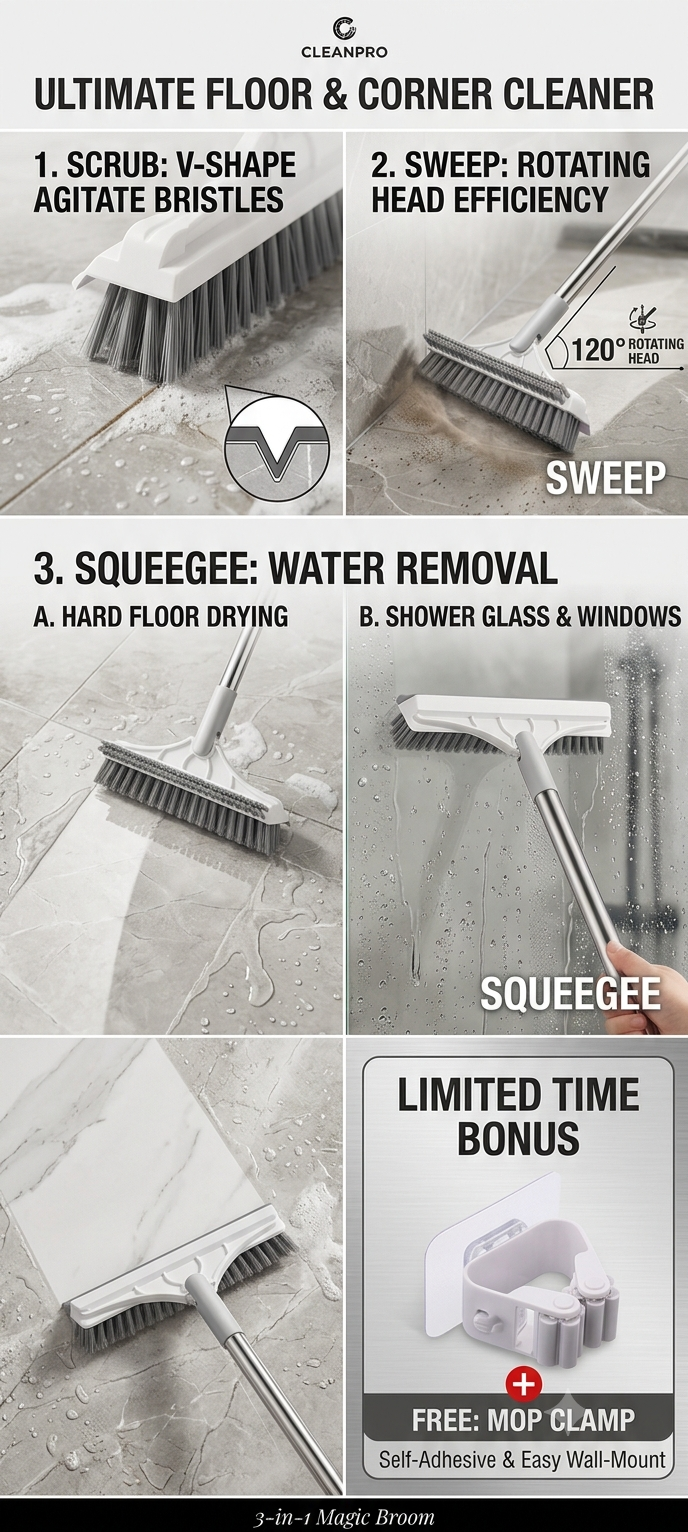 RestorWear Pro 3-in-1 Magic Broom